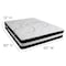 Flash Furniture 12" Queen Mattress & Memory Foam Topper Bundle CL-E230P-3M35-Q-GG - alternate 8